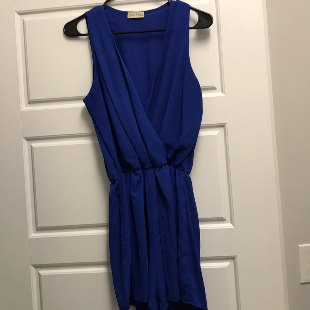 Blue romper